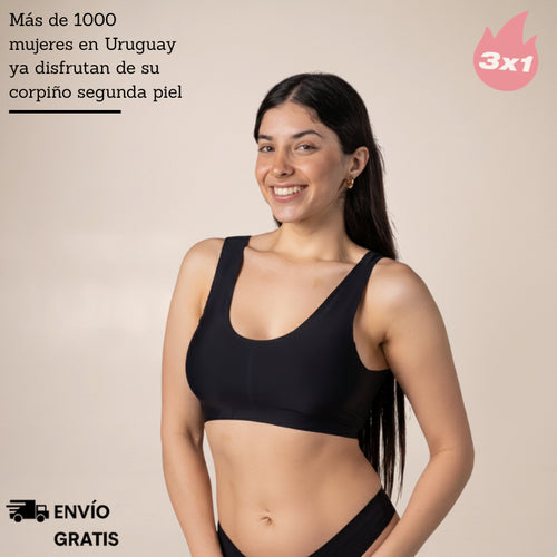 3x1 PROMO | CORPIÑO SEGUNDA PIEL